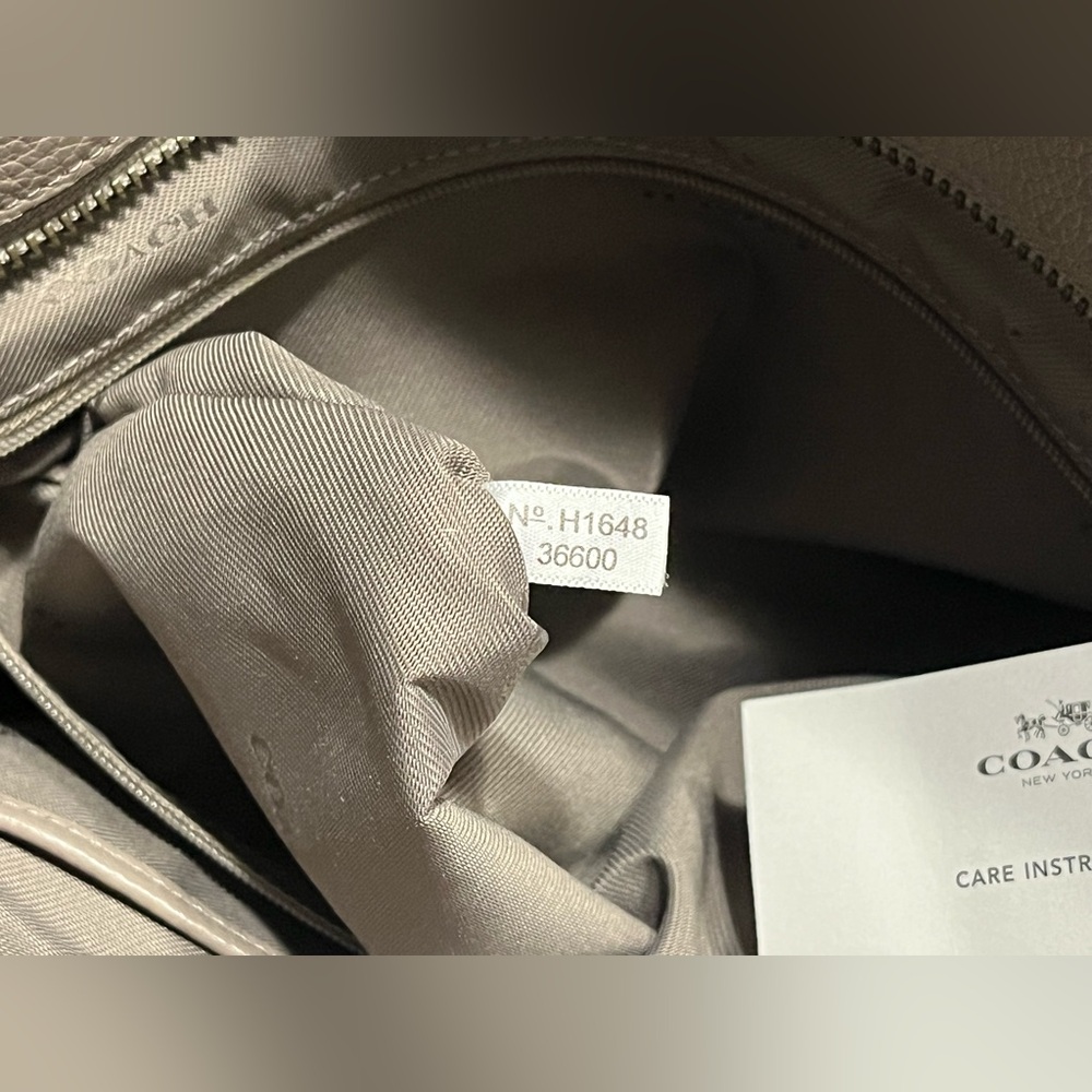 Coach Sophia Tote Pebbled Leather Gunmetal Hardware - Picture 3 of 12